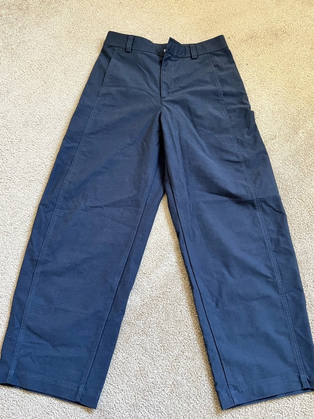 Uniqlo Women's Navy Straight-Leg Pants